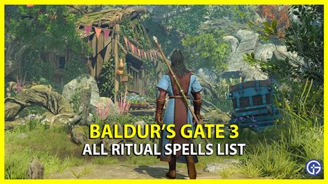 Guide <b>Baldur's Gate 3 - Spell Tier List</b>. . Bg3 ritual spell list
